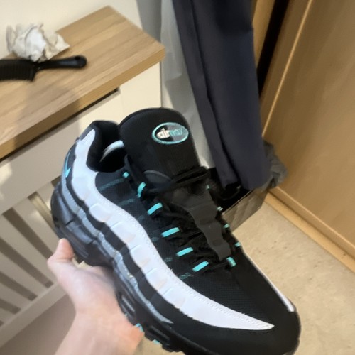 Nike air max black - 95, black/white